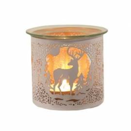 Duftlampe Aromalampe -Stag- white/gold - Bild vergrern 