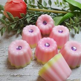 Wackelpudding mit Vanille Eis - Duftwachs  - Bild vergrern 